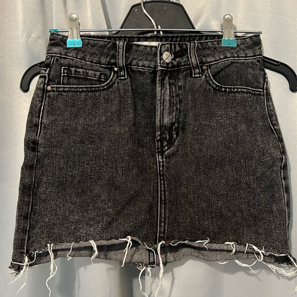 Pacsun black Jean skirt